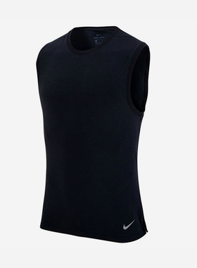 Nike/耐克正品Dri-FIT运动背心新款男经典黑色运动背心CN9819-010