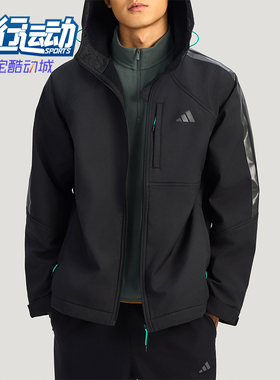 Adidas/阿迪达斯正品2025男士多口袋抓绒保暖户外运动外套KR2496