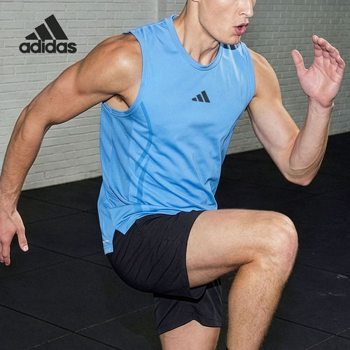 Adidas/阿迪达斯官方正品AIRCHIL男士休闲舒适轻便运动背心KE2393