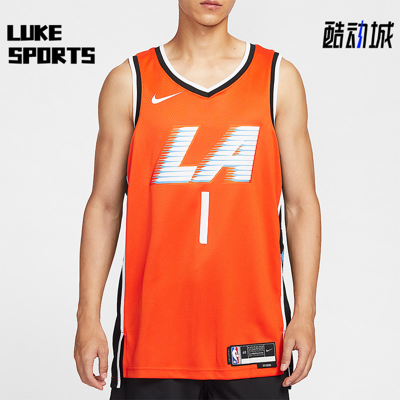 Nike/耐克正品2025男士运动V领套头无袖篮球背心T恤HM5984-820