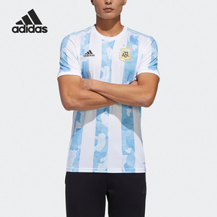 男子休闲运动短袖 Adidas 新款 当季 T恤GE5475 阿迪达斯正品