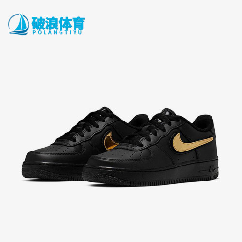 Nike/耐克正品Air Force 1 GS女子大童经典低帮板鞋AR7446-001