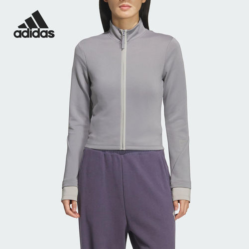 Adidas/阿迪达斯官方正品FOS W SWT CREW女士针织运动外套KS3333