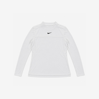 Nike/耐克正品女士时尚休闲潮流宽松高领长袖 T恤DX1494-100
