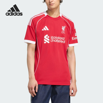 Adidas/阿迪达斯正品LIVERPOOL男士足球运动透气球衣JV6423