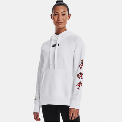 安德玛正品库里Curry Elmo Dribble女子运动连帽套头卫衣1369640