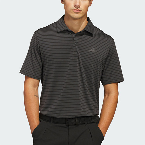 Adidas/阿迪达斯正品夏季男士经典高尔夫条纹短袖POLO衫JY5448