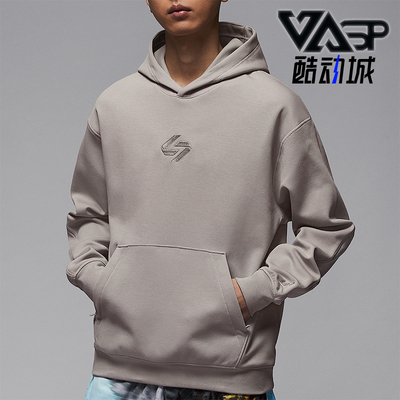 Nike/耐克官方正品JORDAN男士针织运动休闲宽松连帽套头简约卫衣