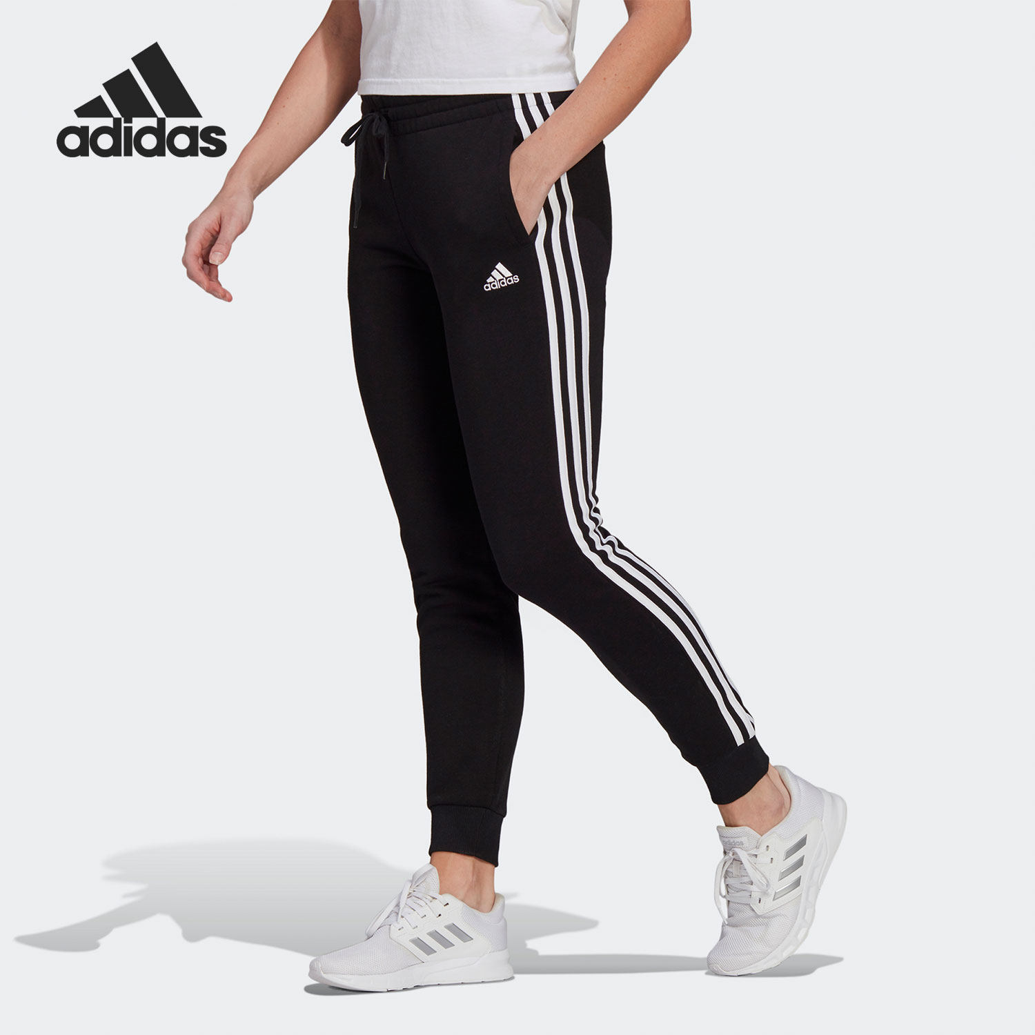 Adidas/阿迪达斯官方正品当季新款女子运动休闲长裤GM5551