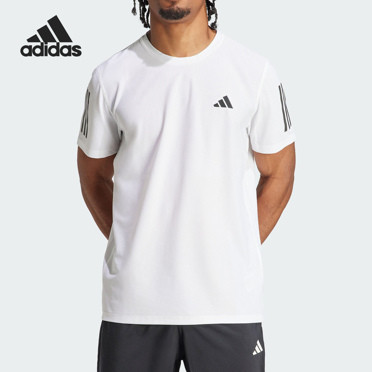 Adidas/阿迪达斯正品OTR B TEE 男士跑步运动短袖T恤IK7436