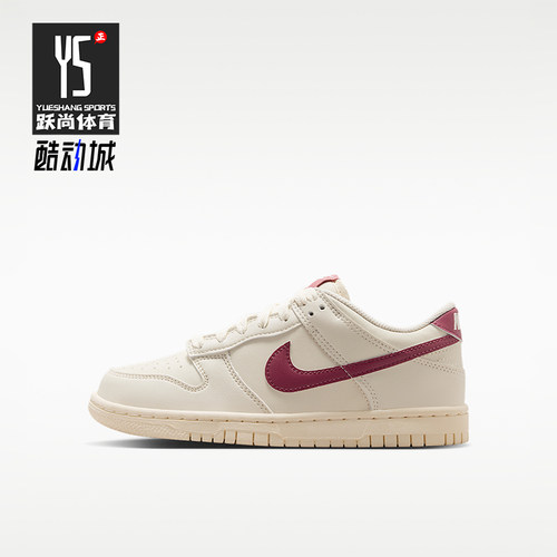 Nike/耐克正品GS女子大童圆头系带透气低帮板鞋IU7766-001