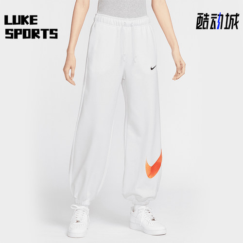 Nike/耐克正品Sportswear女士中腰针织透气经典长裤IF0394-100