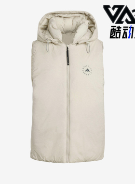 Adidas/阿迪达斯正品SMCPADEDVEST新款女宽松连帽马甲JM3673