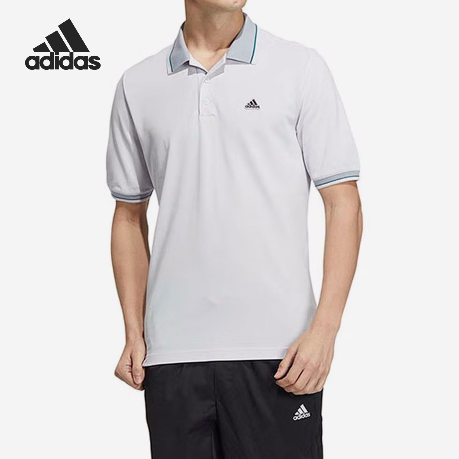 Adidas/阿迪达斯正品夏季新款男子运动休闲短袖POLO衫HS4391
