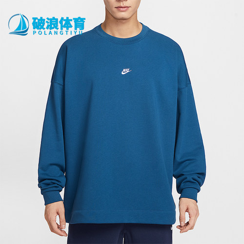Nike/耐克正品Sportswear Club男士耐穿圆领刺绣卫衣IF0748-476