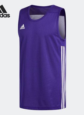 Adidas/阿迪达斯正品夏季新款透气休闲男子运动无袖T恤DY6591