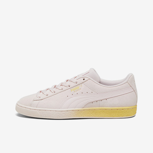 Puma/彪马正品新款女士低帮翻毛皮舒适运动休闲板鞋393032-01