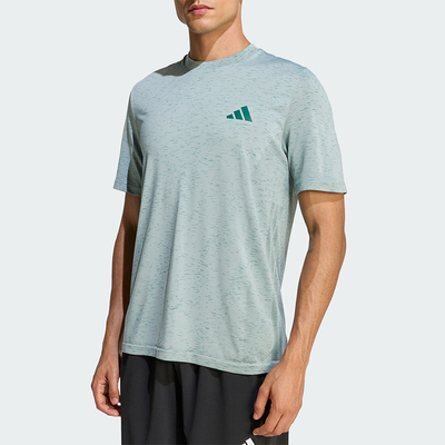 Adidas/阿迪达斯正品2026年男士休闲经典运动健身短袖T恤KC8145