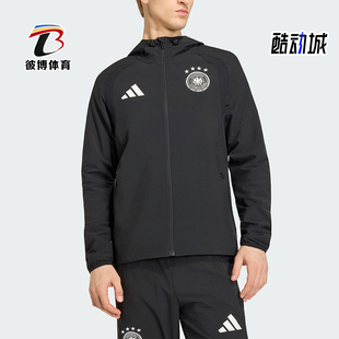 Adidas/阿迪达斯正品TIRO新款男黑色足球跑步经典夹克外套JZ9326