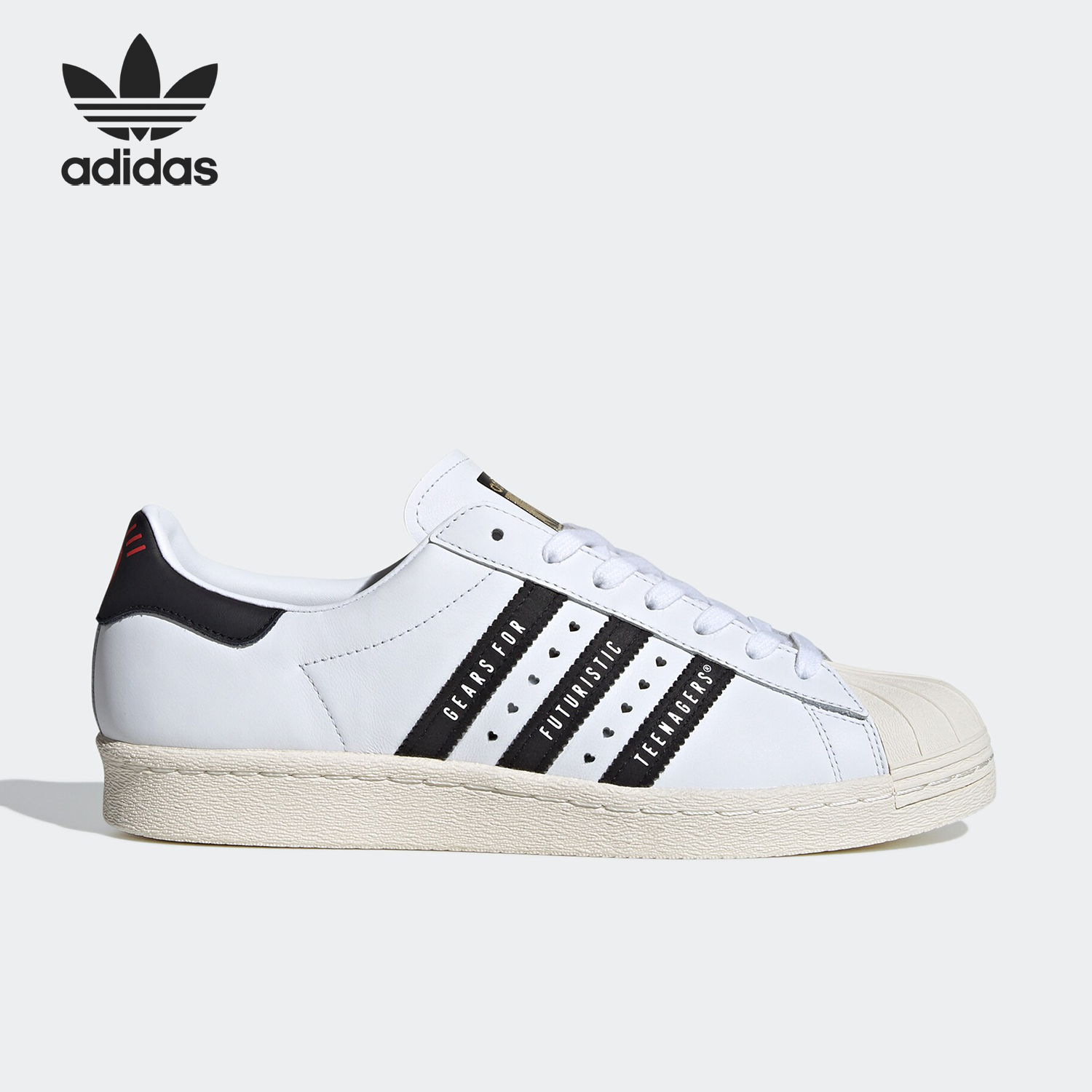 Adidas/阿迪达斯正品 HUMAN MADE 三叶草 联名贝壳头鞋 FY0728