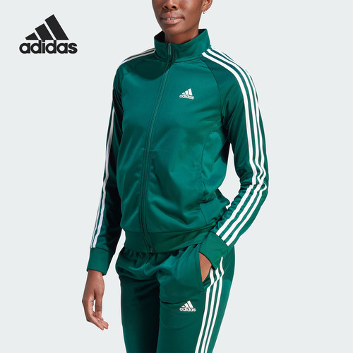 阿迪达斯女士立领休闲外套