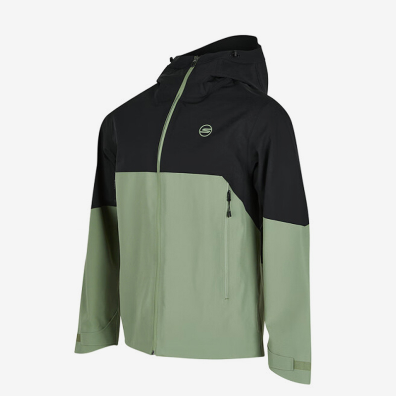 斯凯奇男女同款防风连帽外套