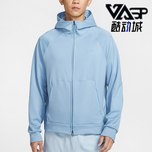 Nike/耐克正品Dri-FIT男士全长拉链开襟连帽外套II1309-486