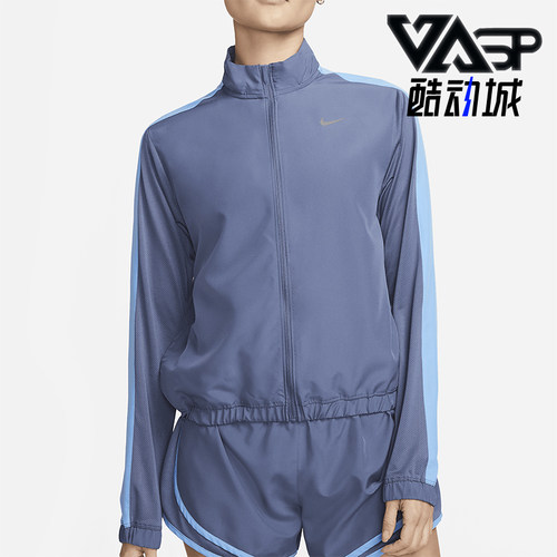Nike/耐克正品女士Logo印花立领拉链长袖经典夹克外套DX1038-491