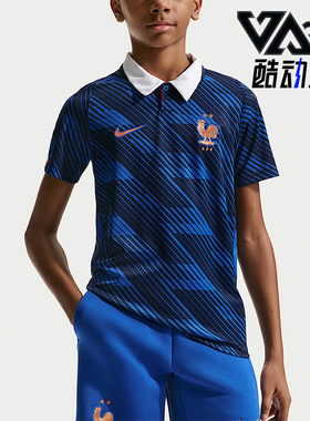 Nike/耐克正品Dri-FIT大童复古球迷版足球短袖POLO衫IB5129-480