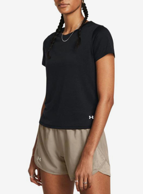 UA/安德玛正品新款Launch Shortsleeve女士短袖T恤1382434-001