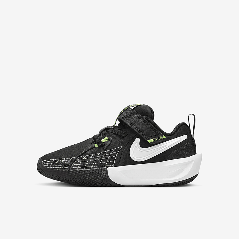 耐克儿童魔术贴减震防滑篮球鞋