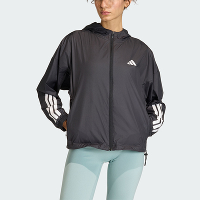 Adidas/阿迪达斯正品HYG WINDY女士运动拒水梭织健身夹克JX1872