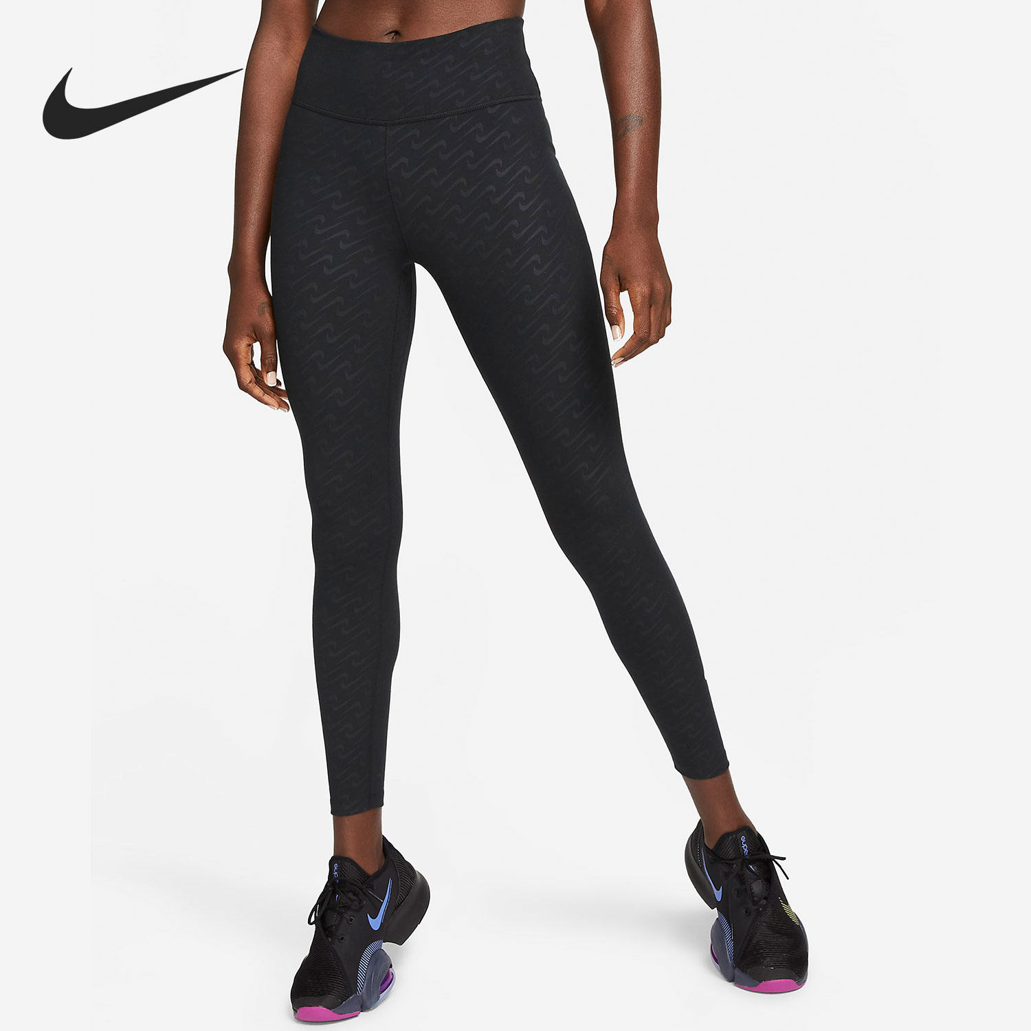 Nike/耐克正品DRI-FIT ONE ICON 7/8女子紧身长裤DD5389-010,运动服/休闲服装,运动长裤,淘宝优惠券,粉丝福利购,淘宝优惠卷