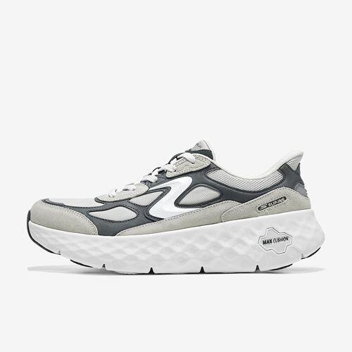 Skechers斯凯奇正品GO WALK男厚底系带低帮跑步鞋217117-WGY