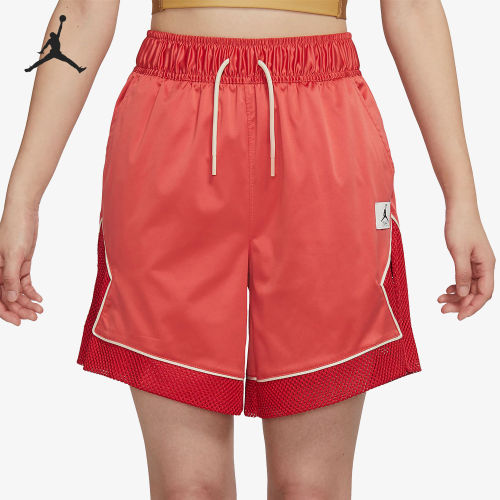Nike/耐克正品JORDAN女士网眼拼接透气运动短裤DO5042-605