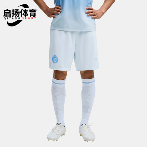 Puma/彪马正品男士休闲时尚刺绣LOGO透气运动短裤784363-12