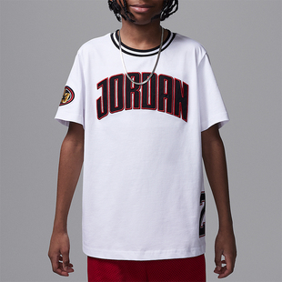 透气宽松T恤II3082 JORDAN大童针织运动篮球经典 100 耐克正品 Nike