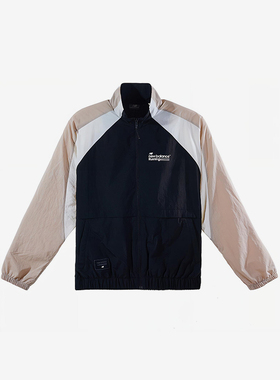 New Balance/NB正品新款男子撞色拼接运动夹克外套NAE12131-BK