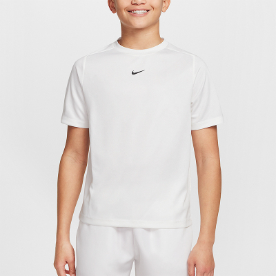 Nike/耐克正品Multi Dri-FIT大童简约经典针织透气短袖HJ3771-100