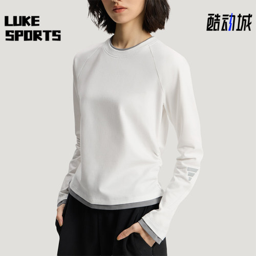 Adidas/阿迪达斯正品FOSWAFLELONGSLEVETOP女经典长袖T恤KU5430