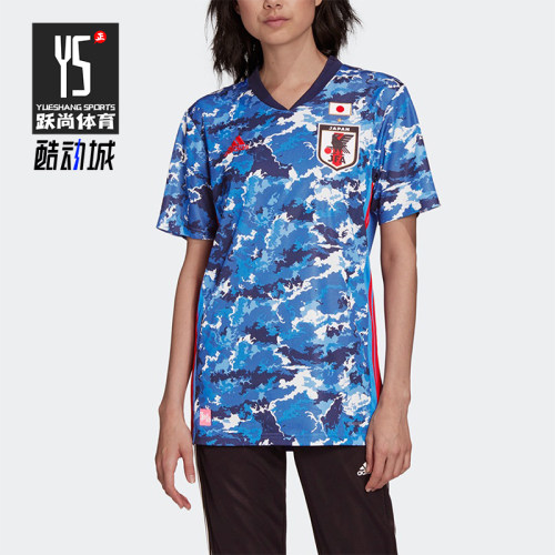 Adidas/阿迪达斯正品夏季女士球迷版经典时尚V领短袖T恤ED7364
