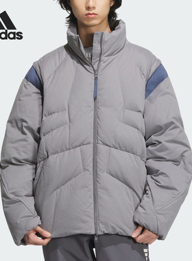 Adidas/阿迪达斯官方正品新款男士可拆卸运动简约羽绒服JM6174
