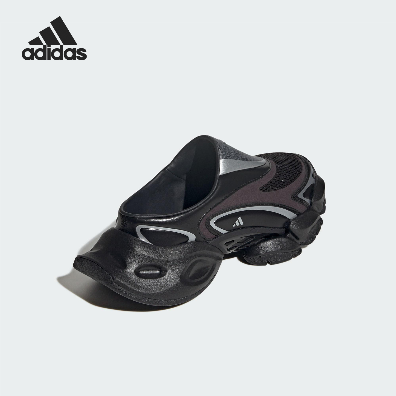 Adidas/阿迪达斯官方正品XLG RUNNER MULE男女休闲穆勒鞋KJ9047
