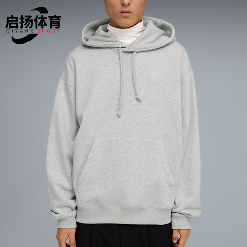 Puma/彪马正品2026春季款男士日常连帽套头运动针织卫衣634732-04