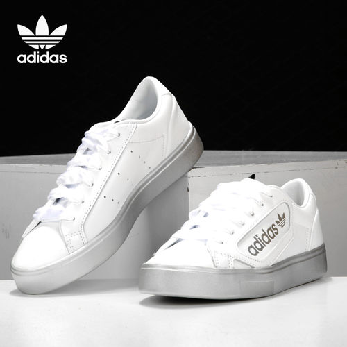 Adidas/阿迪达斯正品三叶草 SLEEK W女子经典运动鞋EG7747 EG7748