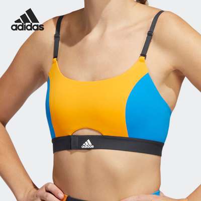 Adidas/阿迪达斯官方正品运动女子时尚健身跑步训练文胸 HG4348