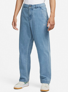 Nike/耐克正品CORDURA丹宁直筒男子运动牛仔长裤DV8918-493