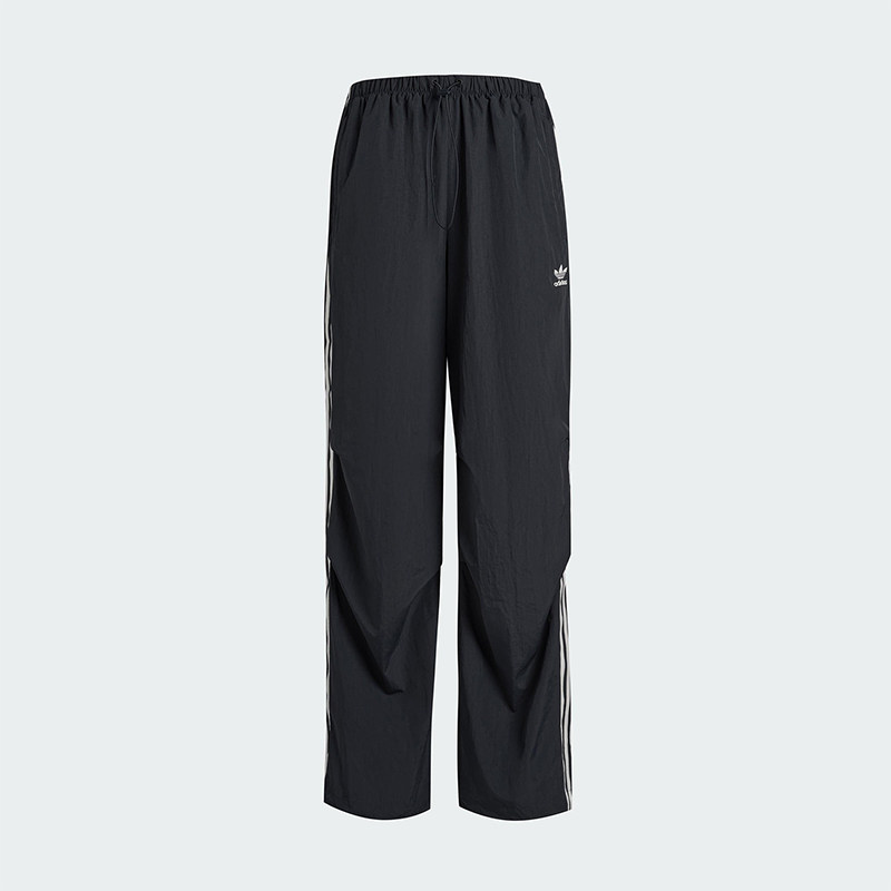 Adidas/阿迪达斯正品三叶草女士梭织宽松经典三条纹长裤KF9615