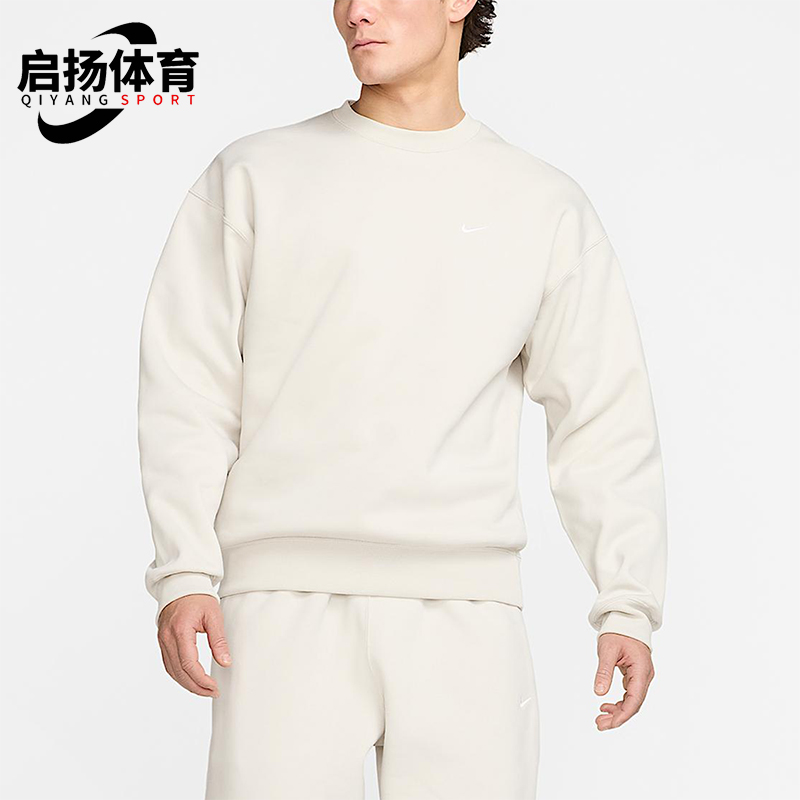 Nike/耐克正品春秋男士运动长袖简约套头经典加绒卫衣DX1362-072
