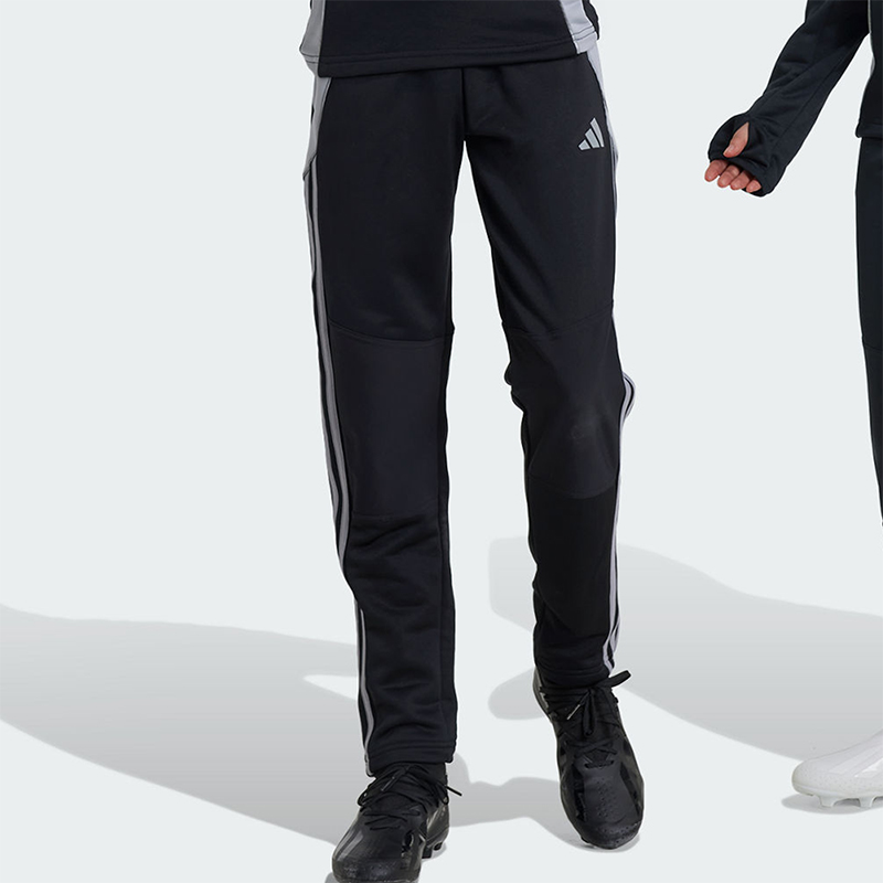 阿迪达斯大童运动拼接训练长裤